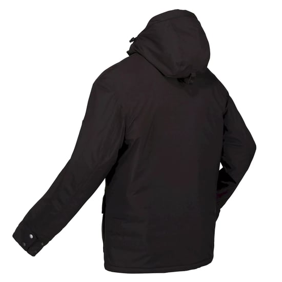 Regatta Mens Raylan Waterproof Jacket (Black) - Image 4
