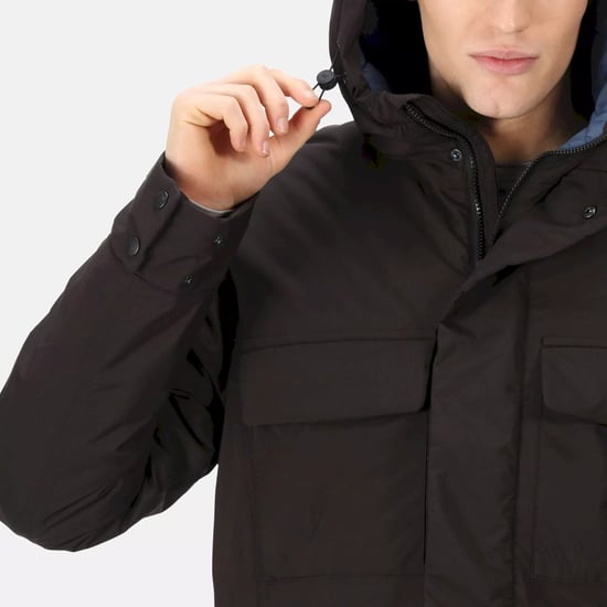 Regatta Mens Raylan Waterproof Jacket (Black) - Image 5