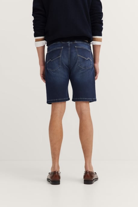Bugatti Herren Jeans Bermuda in used-wash dessin - Image 2