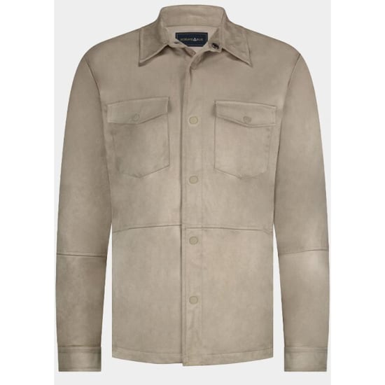Bos Bright Blue Scotland blue overshirt riley passetta shirtjacket spe25314ri46sb/820 sand - Image 2