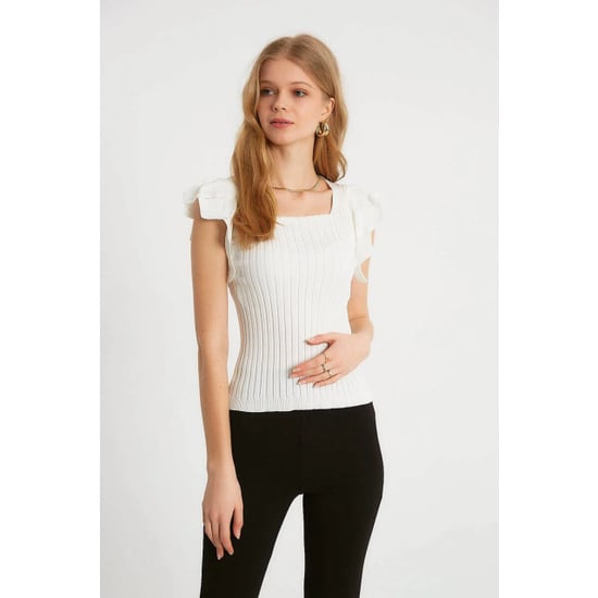 Robin-Collection Elastische ribstof top t93547 - Image 2