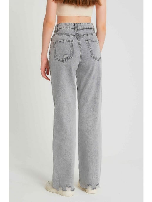 Robin-Collection Ribbed jeans high waist d83618 - Image 6