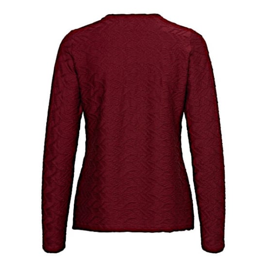 &Co Woman &co women top lonneke jaquard wine red - Image 2