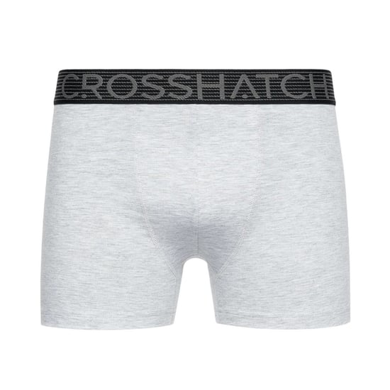 Crosshatch Heren Buzzard Boxershorts (Set van 5) (Zwart/Grijs) - Image 5