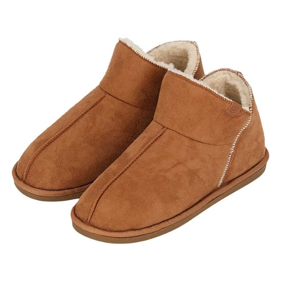 Apollo Dames pantoffels suede cognac - Image 1