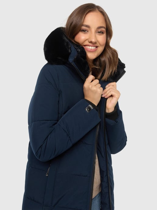 Navahoo Vinterjacka för kvinnor Cuddly Fairy – Extra lång och mysig varm - Image 6
