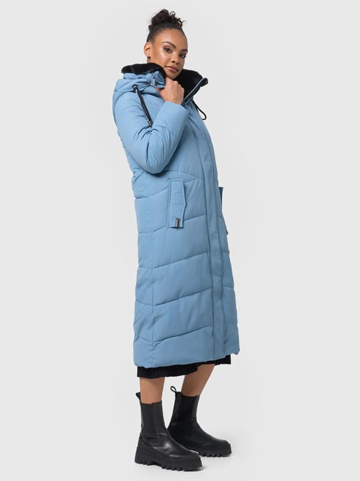 Navahoo women’s quilted winter coat Hingucker – Extra Long & Warm - Image 1