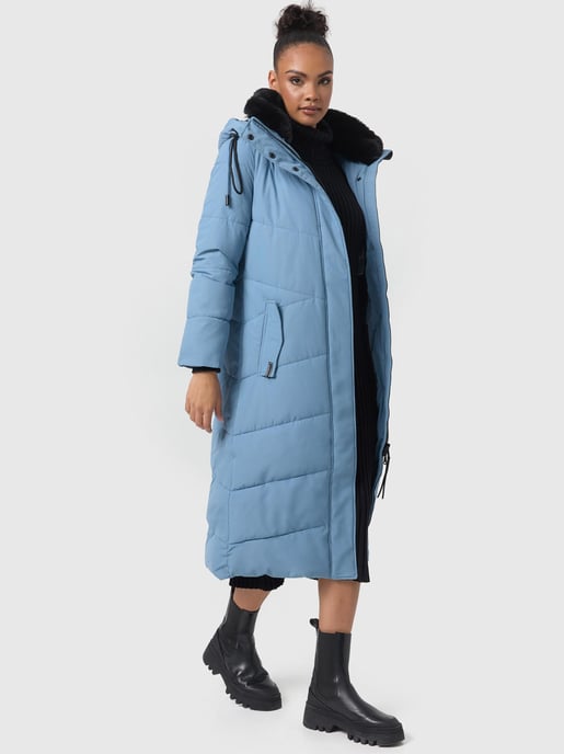 Navahoo quiltad vinterkappa för dam Hingucker – Extra Lång & Varm - Image 3