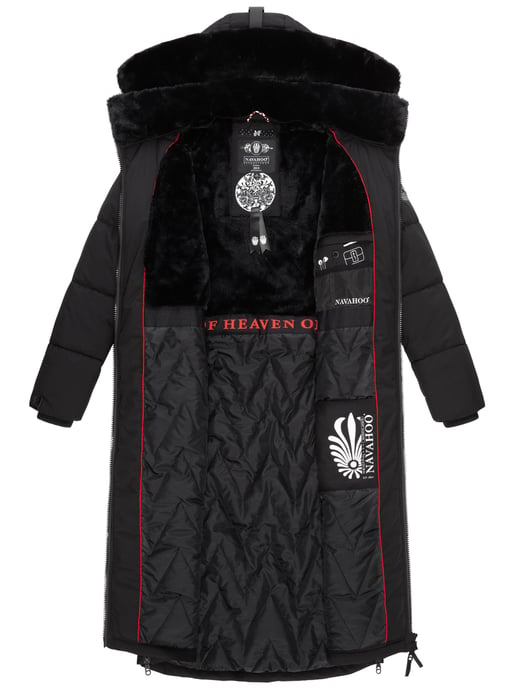 Navahoo Vinterjacka för kvinnor Cuddly Fairy – Extra lång och mysig varm - Image 5