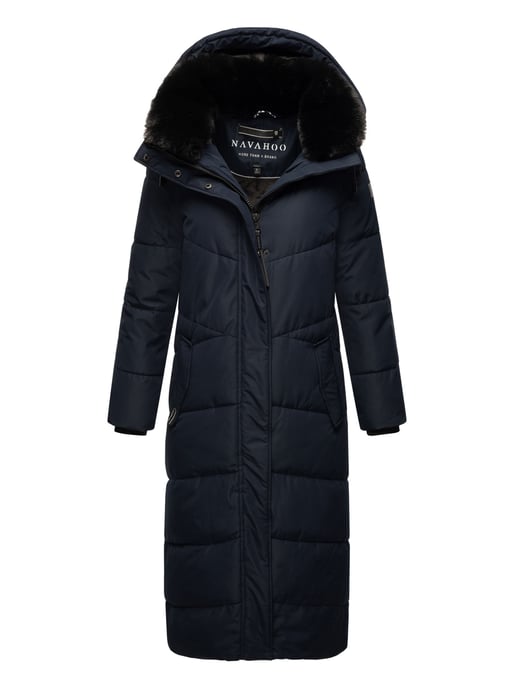Navahoo women’s quilted winter coat Hingucker – Extra Long & Warm - Image 1