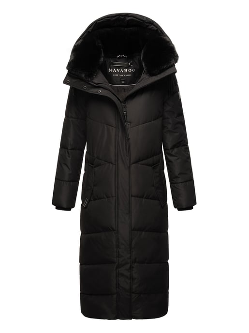 Navahoo women’s quilted winter coat Hingucker – Extra Long & Warm - Image 1