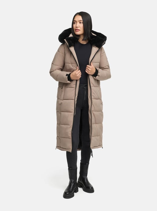 Navahoo Vinterjacka för kvinnor Cuddly Fairy – Extra lång och mysig varm - Image 5
