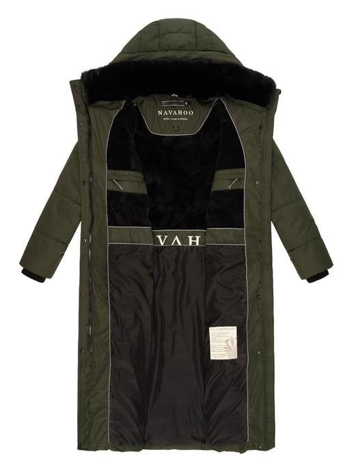 Navahoo quiltad vinterkappa för dam Hingucker – Extra Lång & Varm - Image 5
