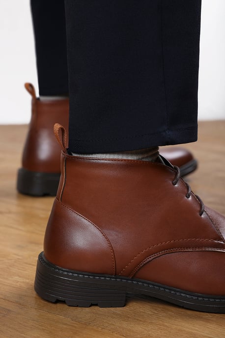 Wheres That From Mens 'Mason' Lace Up Ankle Boots - Image 6