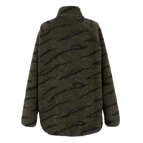 Regatta Dames/Dames Frankie Borg Full Zip Fleecejack (Khaki Groen/Zwart) - Image 2