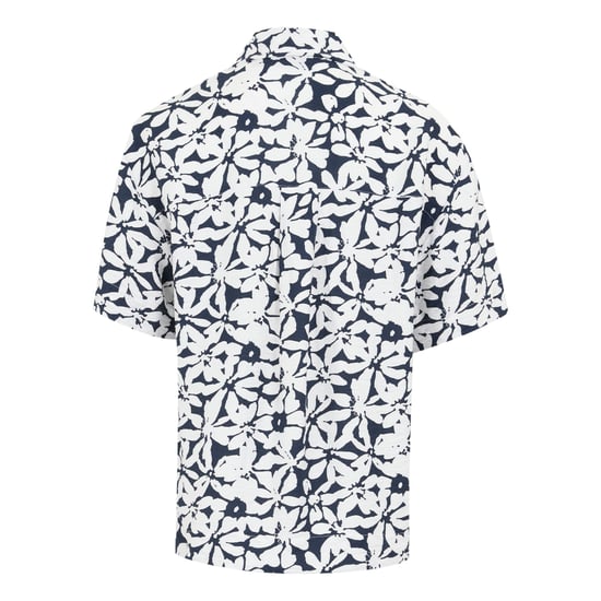 Regatta Dames/Dames Salise Bloemen Lichtgewicht Shirt (Marine, Wit) - Image 2