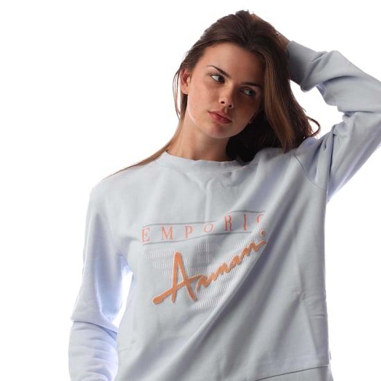 Emporio Armani Sweatshirt för kvinnor/damer (Blå) - Image 4