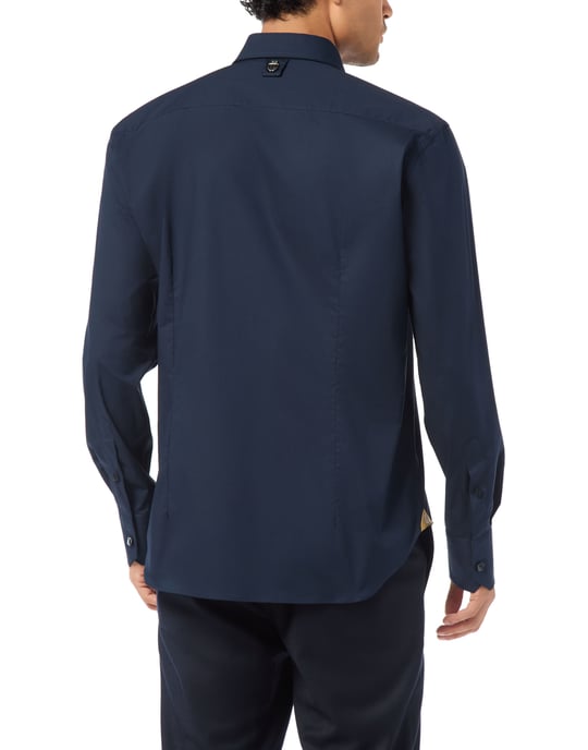 Embroidered Cotton Shirt Loose Fit - Image 5