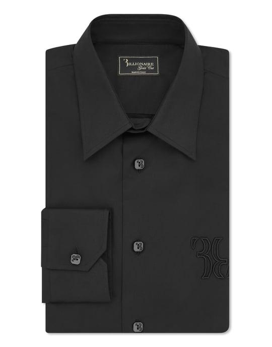 Embroidered Cotton Shirt Loose Fit - Image 3