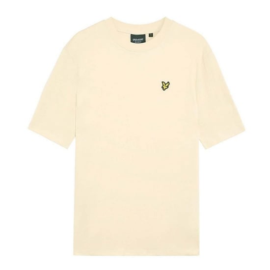 Lyle & Scott Heren Crepe T-shirt (Beige) - Image 1