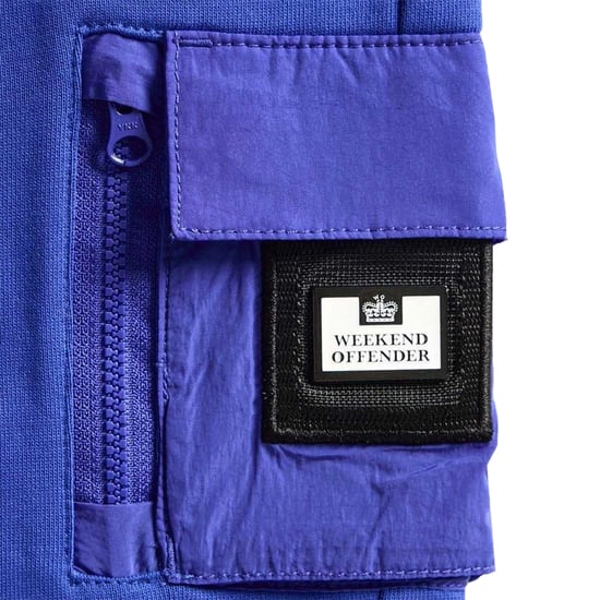 Weekend Offender Parachute Pocket Joggingbyxa för barn/ungdomar (Blå) - Image 3