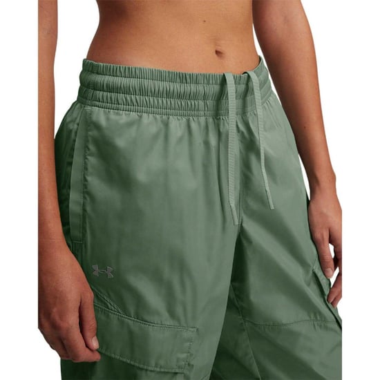 Under Armour Dames/Dames Unstoppable Sheen Woven Cargo Broek (Groen) - Image 3