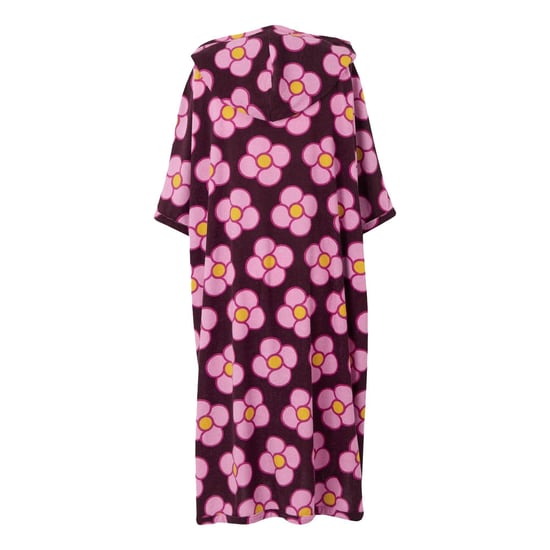 Regatta Womens/Ladies Orla Kiely II Spinning Flower Towelling Hooded Towel (Morello) - Image 2
