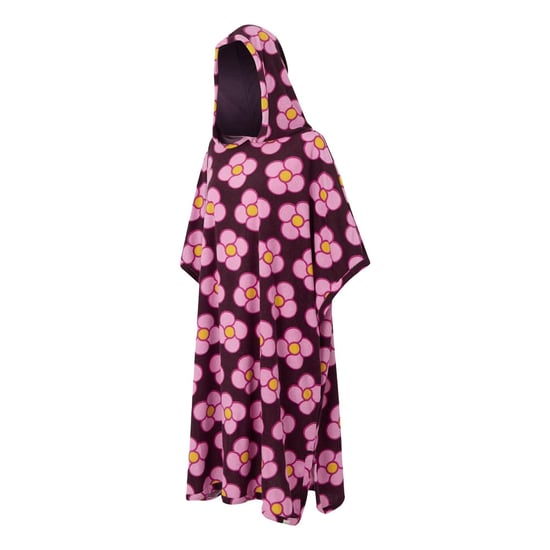 Regatta Womens/Ladies Orla Kiely II Spinning Flower Towelling Hooded Towel (Morello) - Image 3