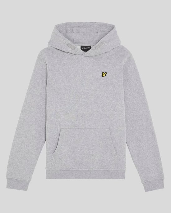 Lyle & Scott Loopback katoenen hoodie voor jongens - grijs - Image 1