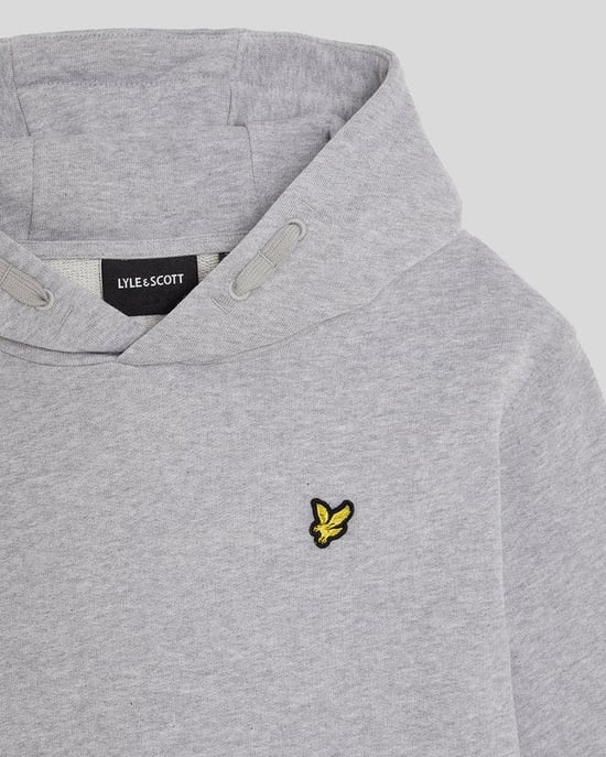Lyle & Scott Loopback katoenen hoodie voor jongens - grijs - Image 2