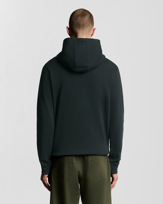Lyle & Scott Cheers Graphic Loopback Hoodie - Marinblå - Image 4