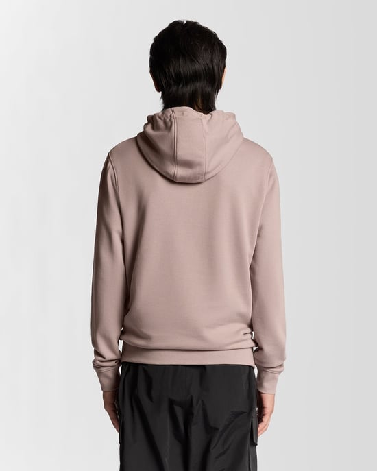 Lyle & Scott Superfine Cotton Loopback Hoodie - Grey - Image 4