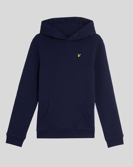 Lyle & Scott Boys' Loopback Cotton Hoodie - Navy - Image 3