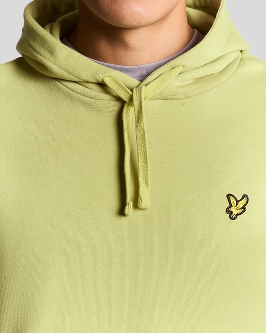 Lyle & Scott Loopback katoenen hoodie - geel - Image 3