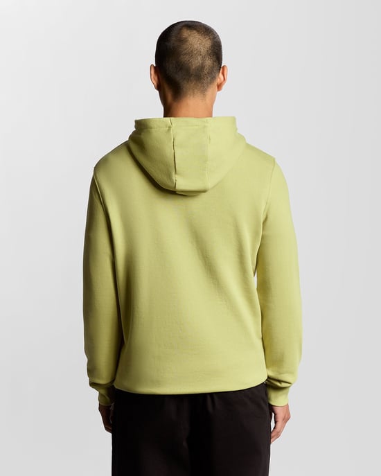 Lyle & Scott Loopback katoenen hoodie - geel - Image 4
