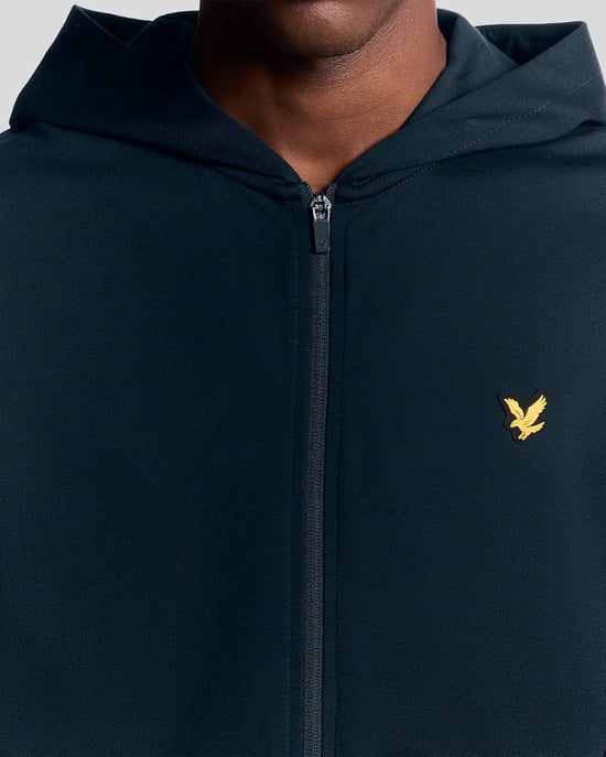 Lyle & Scott Sports Lättvikts Zip Hoodie - Marinblå - Image 3