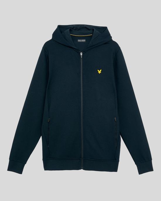 Lyle & Scott Sports Lättvikts Zip Hoodie - Marinblå - Image 5