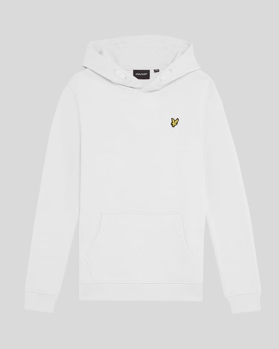 Lyle & Scott Boys' Loopback Cotton Hoodie - White - Image 1