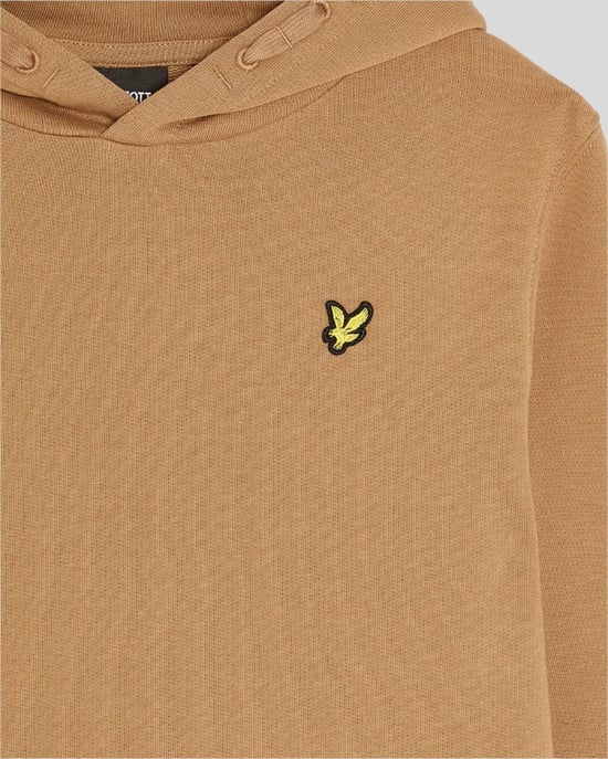 Lyle & Scott Boys' Loopback Cotton Hoodie - Brown - Image 3