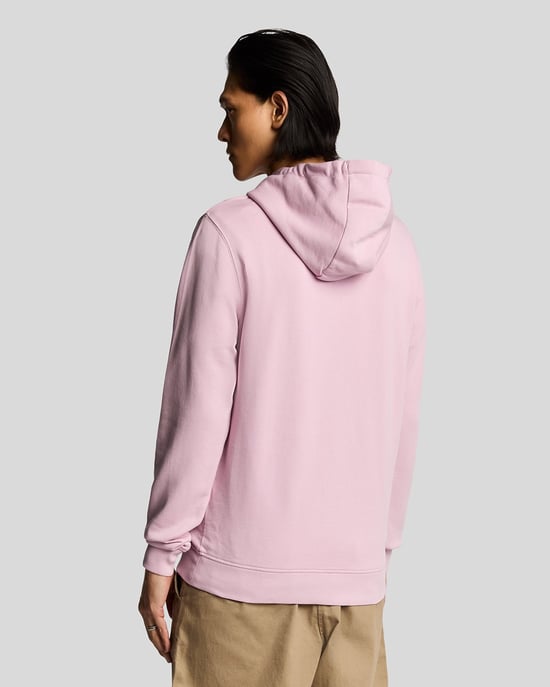 Lyle & Scott Loopback Bomullshuvtröja - Rosa - Image 2