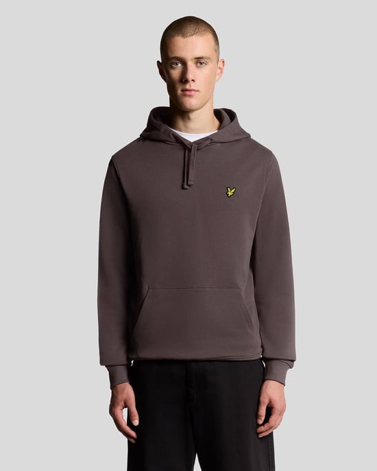 Lyle & Scott Loopback Katoenen Hoodie - Bruin - Image 1