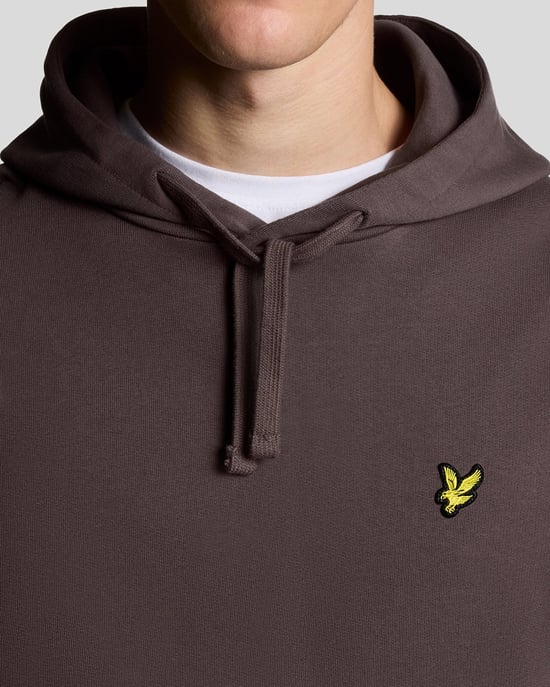 Lyle & Scott Loopback Katoenen Hoodie - Bruin - Image 3