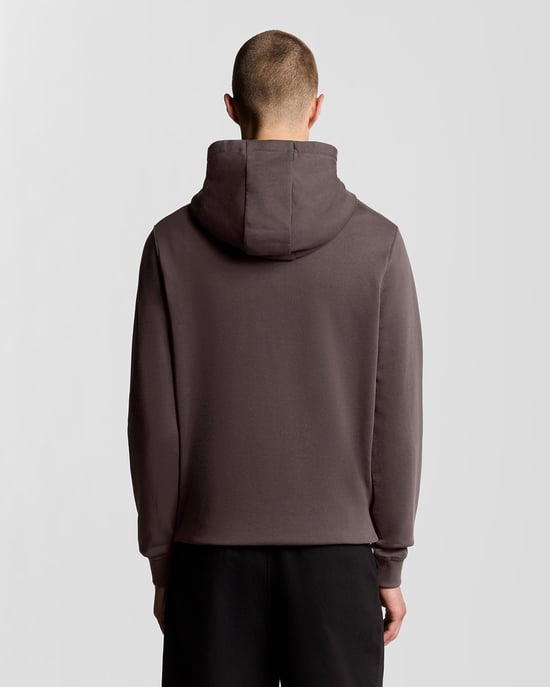 Lyle & Scott Loopback Katoenen Hoodie - Bruin - Image 4