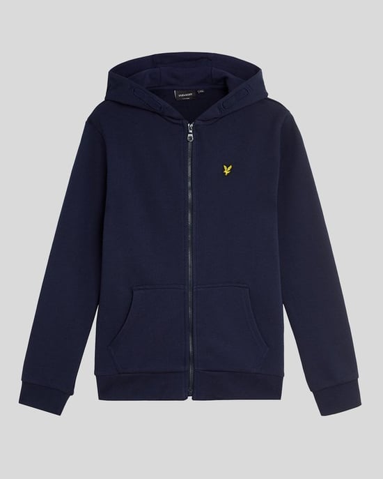 Lyle & Scott Boys' Loopback Cotton Full Zip Hoodie - Navy - Image 3