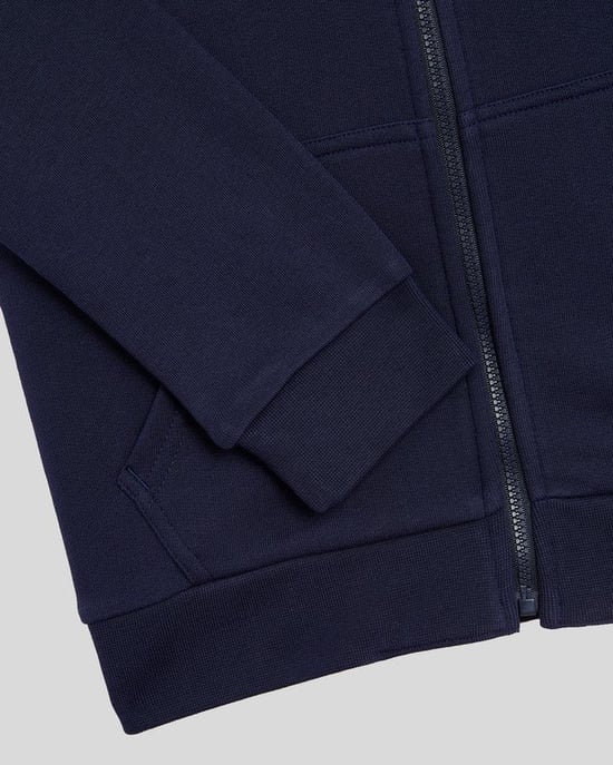 Lyle & Scott Boys' Loopback Cotton Full Zip Hoodie - Navy - Image 5