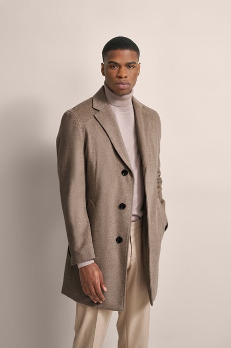 Bugatti Herren Mantel mit Reverskragen - Image 1