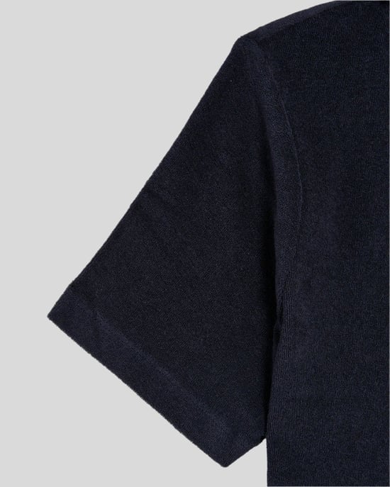 Lyle & Scott frottépikétröja för pojkar - Marinblå - Image 3