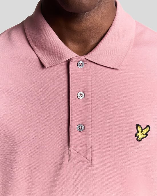 Lyle & Scott Bomullspolo - Rosa - Image 3