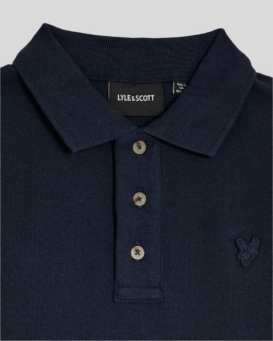Lyle & Scott Linnepoloskjorta för pojkar - Marinblå - Image 2