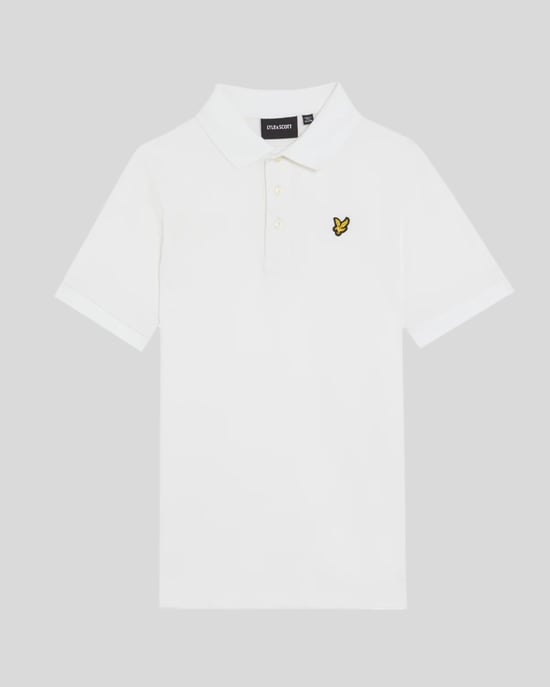 Lyle & Scott Boys' Cotton Polo Shirt - White - Image 3
